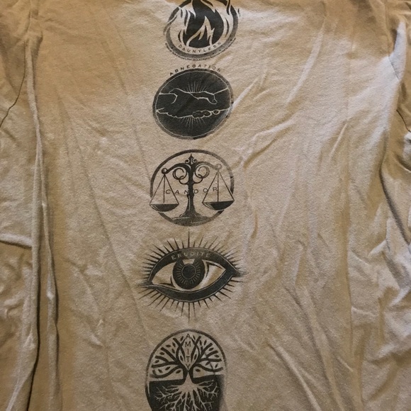 Divergent Gray Short Sleeve Tee - Picture 2 of 3